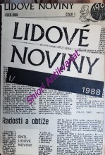LIDOVÉ NOVINY - Ročník 1988 / 1989