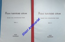 PRÁVO KATOLICKÉ CÍRKVE - Studijní texty bohosloveckých fakult - Sešit 1 - 2