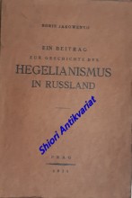 Ein Beitrag zur Geschichte des Hegelianismus in Russland