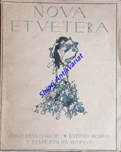Nova et Vetera - svazek 19 v květnu MCMXVI