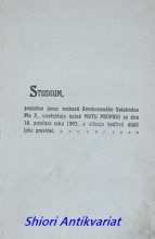 STUDIUM - Sborník 1 - Červenec l. P. 1905