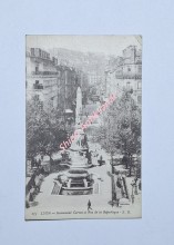 LYON - Monument Carnot et Rue de la Republique - E. R.  (173)