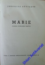 MARIE - Román svobodné matky