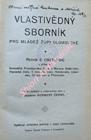 VLASTIVĚDNÝ SBORNÍK PRO MLÁDEŽ ŽUPY OLOMOUCKÉ - Ročník II. (1923-1924)