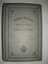 Gemeindeverwaltung und Gemeindestatistik der Landeshauptstadt Brünn