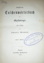 Illustriertes Taschenwörterbuch der Mythologie aller Völker