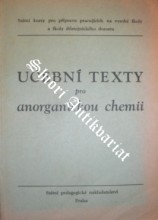 Učební texty pro anorganickou chemii