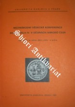 Mezinárodní vědecká konference Doba Karla IV. v dějinách národů ČSSR