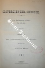 Cistercienser- Chronik - 10.Jahrgang 1898 Nr. 107-118 / 11.Jahrgang 1899 Nr. 119-130
