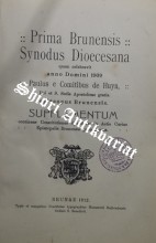 PRIMA BRUNENSIS SYNODUS DIOECESANA / SUPPLEMENTUM
