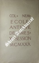 Ecole Antique de Nimes - XI. Session - 1930