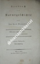 Handbuch der Naturgeschichte - Erste und zweyte Abteilung