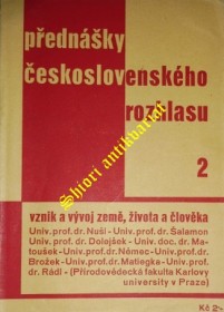 VZNIK A VÝVOJ ZEMĚ, ŽIVOTA A ČLOVĚKA - Cyklus přednášek československého rozhlasu na podzim 1931