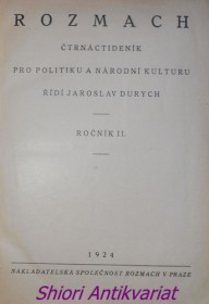 ROZMACH - Čtrnáctideník pro politiku a národní kulturu - Ročník II.
