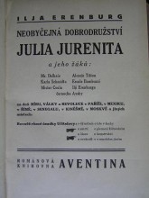 Neobyčejná dobrodružství Julia Jurenita a jeho žáků....