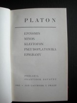 Epinomis s dialogy Minos a Kleitofon (2)