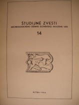 Študijné zvesti Archeologického ústavu Slovenskej akadémie ved 14