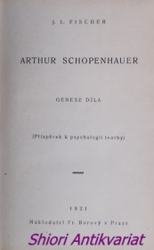 ARTHUR SCHOPENHAUER - GENESE DÍLA