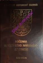 ROČENKA MORAVSKÉHO NÁRODNÍHO KONGRESU 1993/1994 - MORAVSKÝ HISTORICKÝ SBORNÍK