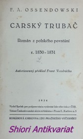 CARSKÝ TRUBAČ - Román z polského povstání r. 1830 - 1831
