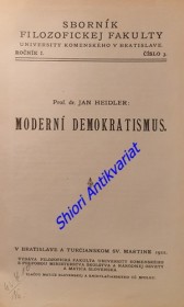 MODERNÍ DEMOKRATISMUS