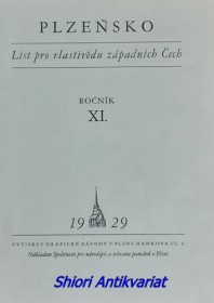 PLZEŇSKO - list pro vlastivědu západních Čech - Ročník XI-XII