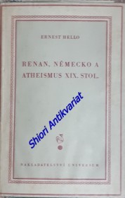 RENAN,NĚMECKO A ATHEISMUS XIX.STOL.
