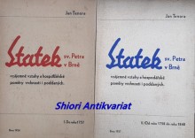 STATEK SV. PETRA V BRNĚ vzájemné vztahy a hospodářské poměry vrchnosti i poddaných I. Do roku 1757 / II. Od roku 1758 do roku 1848