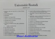 Universität Rostock gegründet 1419 - Soubor 30 černobílých org. fotografií