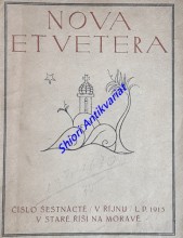 NOVA ET VETERA - číslo XVI v říjnu 1915