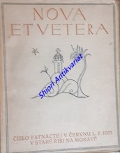 Nova et Vetera - číslo XV. V červnu l.P. 1915