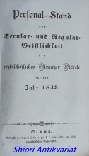 Personal-Stand der Säcular- und Regular-Geistlichkeit der erzbischöfflichen Olmützer Diöcese für das Jahr 1843