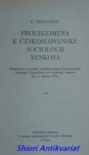 PROLEGOMENA K ČESKOSLOVENSKÉ SOCIOLOGII VENKOVA