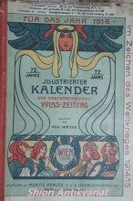 Illustrierter österreischer Volks - Kalender für das Jahr 1916 - 72. Jahrgang