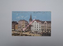 BRÜNN - Krautmarkt gegen das Rathaus (1909-10)