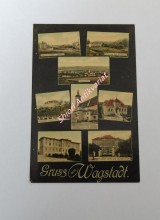 BÍLOVEC / WAGSTADT / Gruss aus Wagstadt (1908)