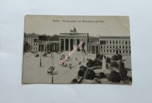 BERLIN - Parisenplatz mit Brandenburger Tor (1914)