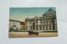 KRAKOW - Teatr i kawiarnia teatralna - KRAKAU - Das Theater und Theater-Kaffeehaus (1915)