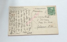 Der europäische Krieg 1914/15 - Wirklichkeitsbilder vom Kriegsschauplatz - Nr. 106 : Beim Schreiben der Feldpost