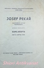 JOSEF PEKAŘ