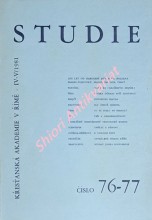 STUDIE - číslo IV-V / 1981 (76-77)