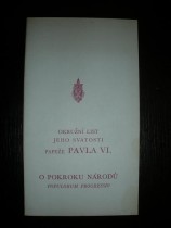 Okružní list O POKROKU NÁRODU.Populorum Progressio (Římské vydání) (2)