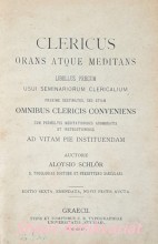Clericus orans atque meditans