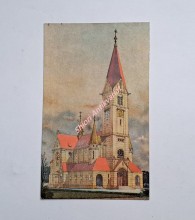 ČESKÉ BUDĚJOVICE - Nový kostel sv. Jana Nepom. na Lineckém předměstí v Č. Budějovicích