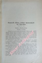 Nejstarší dějiny enklav moravských na Opavsku