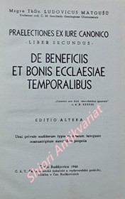PRAELECTIONES EX IURE CANONICO - LIBER CECUNDUS -DE BENEFICIIS ET BONIS ECCLAESIAE TEMPORALIBUS