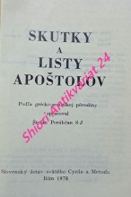 SKUTKY A LISTY APOŠTOLOV