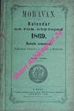 MORAVAN - Kalendář na rok obyčejný 1869