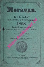MORAVAN - Kalendář na rok přestupný 1868