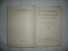 Slovanská filologie na Karlově universitě v letech 1918-1929